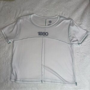 PacSun White 1980 Graphic Tee Women’s Size XL